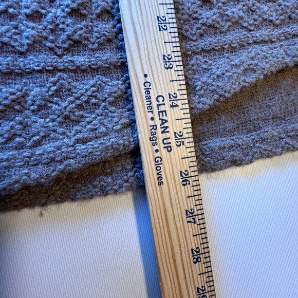 Dylan Chunky Vneck Sweater Large Brown Neutral Fisherman Coastal Grandma - Picture 7 of 9